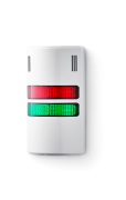 HD Columnas de señalización compactas 24 V AC/DC rojo-verde, gris (RAL 7035)